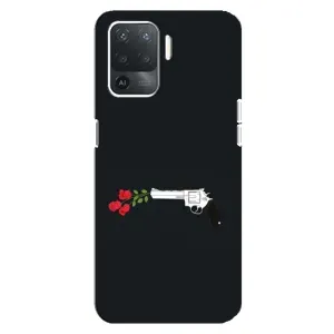 Чехлы (ART) Цветы на OPPO Reno 5 Lite (VPrint) (Неожиданные цветы)