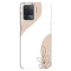Чехол с принтом «Нюдовая веточка абстракция» для OPPO Reno 5 Lite