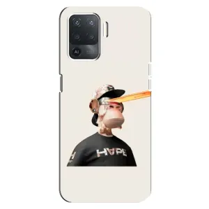 Чохол з принтом «мавпа NFT в окулярах» для OPPO Reno 5 Lite