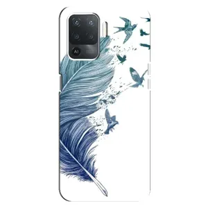Чехол с принтом «Перышко» для OPPO Reno 5 Lite