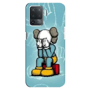 Чехол с принтом «Плач Bearbrick» для OPPO Reno 5 Lite