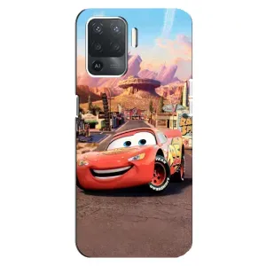 Силиконовый чехол Маквин для OPPO Reno 5 Lite (Радиаторный Спрингс Маквин)