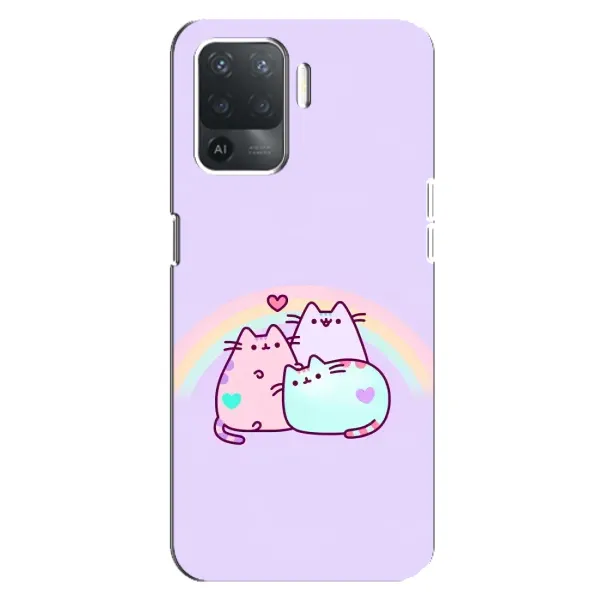 Чехол с принтом «Радужные котики» для OPPO Reno 5 Lite Чехол с принтом «Радужные котики» для OPPO Reno 5 Lite