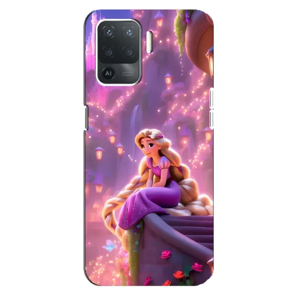 Чехол с принтом «Рапунцель в замке» для OPPO Reno 5 Lite