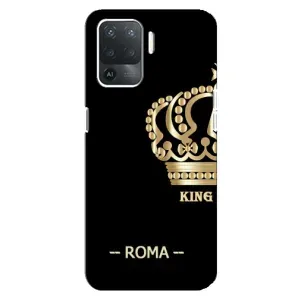 Чехлы для OPPO Reno 5 Lite (VPrint) - Футбольные клубы (Roma)
