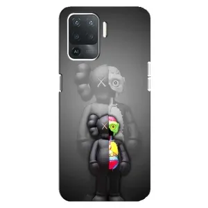 Чехол с принтом «Тело Bearbrick» для OPPO Reno 5 Lite