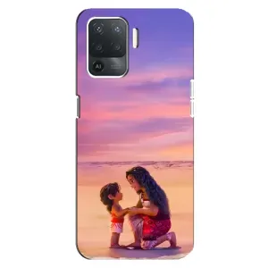 Чехол с мультфильмом Моана OPPO Reno 5 Lite (Маленькая Ваяна)