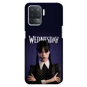 Чехлы Венсдей на OPPO Reno 5 Lite Уэнсдей (AlphaPrint) (Wednesday)