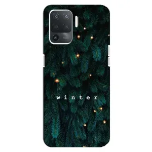 Новогодние, Праздничные Чехлы для OPPO Reno 5 Lite - 2024 год (Winter)