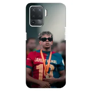 Чехол с футболистом Ламин Ямаль OPPO Reno 5 Lite (Ямаль Барса)