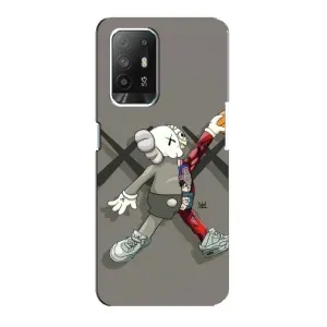 Чехлы для Oppo Reno 5z - Bearbrick Louis Vuitton (PREMIUMPrint) (Беарбрик Джордан)