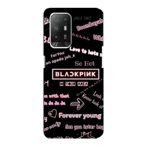 Чехол с музыкальной группой для Oppo Reno 5z (BLACKPINK)