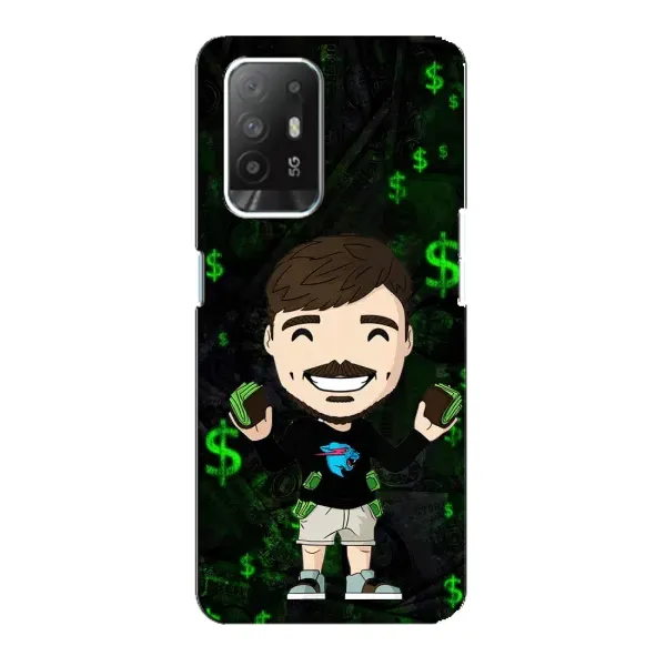 Чехол с принтом «Блогер Beast» для OPPO Reno 5z