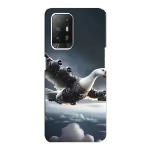 Чохол з мемом Тралалело тралала на Oppo Reno 5z (Бомбардіні гусіні)
