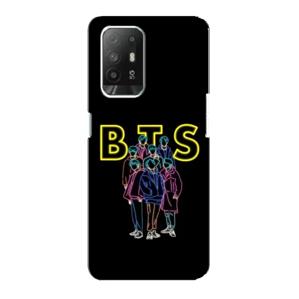 Чехол с принтом «BTS стайл» для OPPO Reno 5z Чехол с принтом «BTS стайл» для OPPO Reno 5z