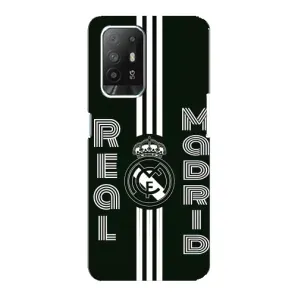 ФК Реал Мадрид чехлы для Oppo Reno 5z (AlphaPrint) (черно белый Реал)
