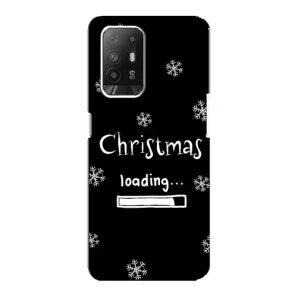 Рождественские, Праздничные Чехлы для Оппо Рено 5з (Christmas loading)