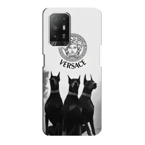 Чехлы VERSACE для Оппо Рено 5з (PREMIUMPrint) (Доберман Версаче)