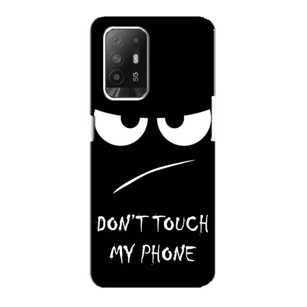 Чехол с принтом «Dont Touch» для OPPO Reno 5z