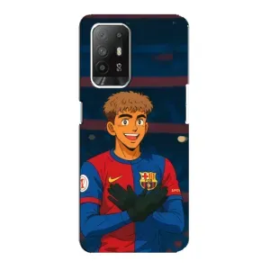 Чехол с футболистом Ламин Ямаль Oppo Reno 5z (Футболист Ямаль)