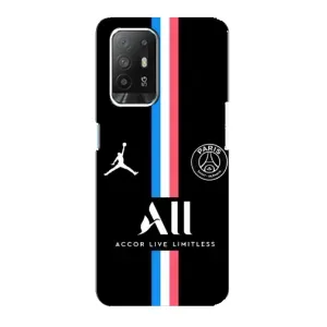 Чехлы PSG для Oppo Reno 5z (AlphaPrint) (футболка ПСЖ)