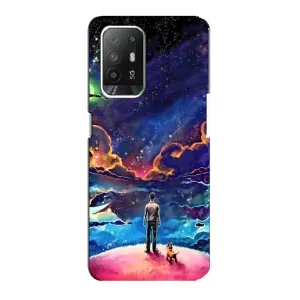 Космічні Чохли для OPPO Рeнo 5з (VPrint) (Вид Галактики)