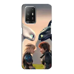 Чохол як приборкати дракона на Oppo Reno 5z (Гикавка і Астрід)