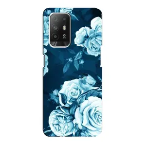 Чехлы (ART) Цветы на Oppo Reno 5z (VPrint) (Блактині бутони)