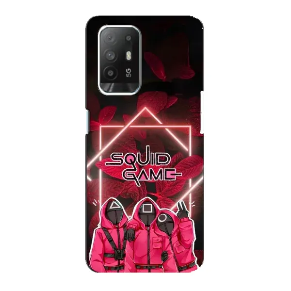Чехол с принтом «Охранники Игра кальмара» для OPPO Reno 5z Чехол с принтом «Охранники Игра кальмара» для OPPO Reno 5z