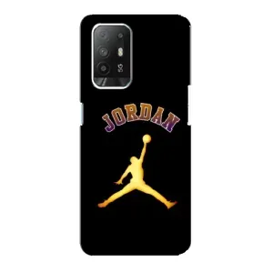 Чохли для Oppo Reno 5z - з картинкою JORDAN (AlphaPrint) (Jordan Gold)