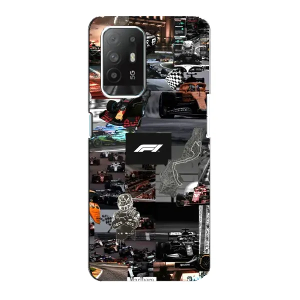 Чохол з принтом «Гоночний колаж Ф1» для OPPO Reno 5z Чохол з принтом «Гоночний колаж Ф1» для OPPO Reno 5z