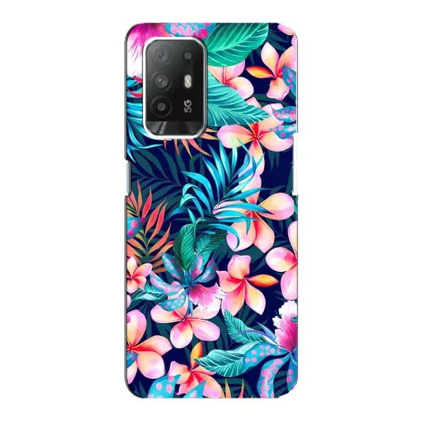 Чохол з принтом «Мальовничі квіти» для OPPO Reno 5z Чохол з принтом «Мальовничі квіти» для OPPO Reno 5z