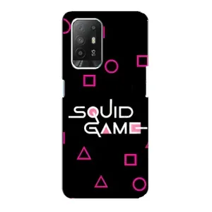 Чохол Гра в кальмара для Oppo Reno 5z (Патерн Гра кальмара)
