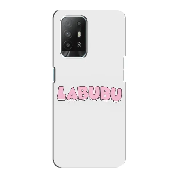Чохол з принтом «Лого Лабубу» для OPPO Reno 5z