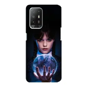 Чохол з дизайном Венздей 2 на Oppo Reno 5z (Магічна сфера Венздей)