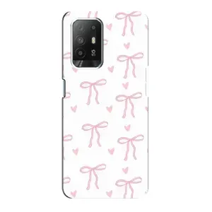 Чохол з бантиками на OPPO Рeнo 5з (Маленькі бантики)
