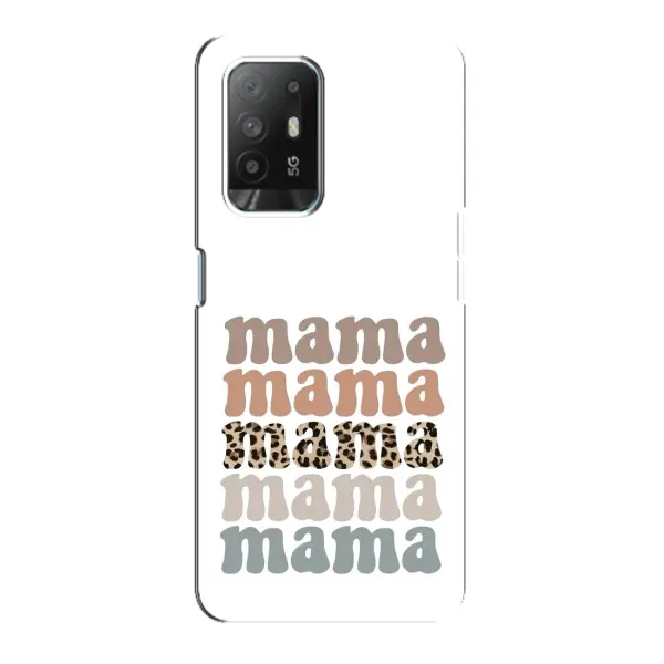 Чехол с принтом «Текстовый коллаж мама» для OPPO Reno 5z Чехол с принтом «Текстовый коллаж мама» для OPPO Reno 5z