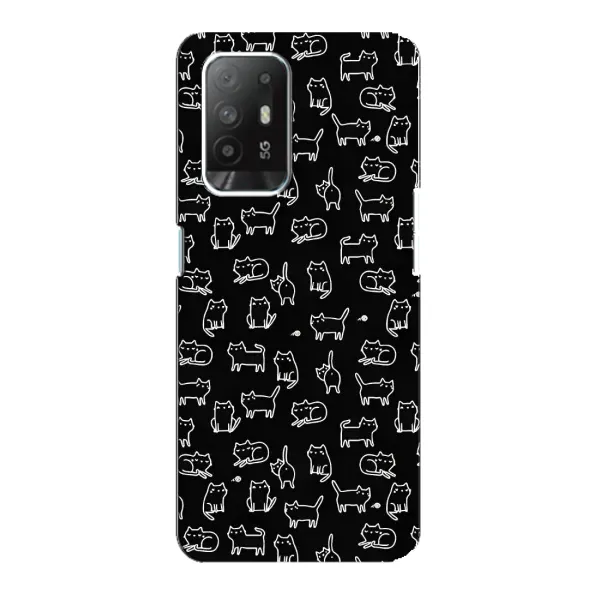 Чохол з принтом «Маленькі котики» для OPPO Reno 5z