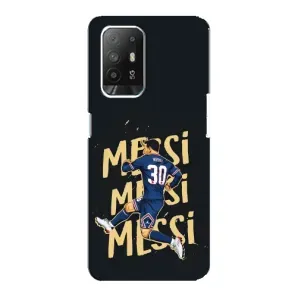 Чехлы для Oppo Reno 5z (Leo чемпион) (AlphaPrint) (Messi ПСЖ)