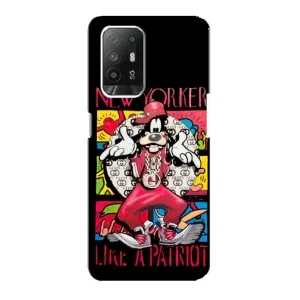 Популярные Чехлы с картинками для Оппо Рено 5з (Мультяшный Волк)