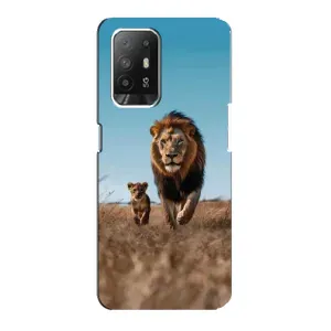 Чохол Король лев на OPPO Рeнo 5з (Мусафа та Сімба)