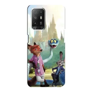 Чохол Зоотрополіс на Oppo Reno 5z (Герої мультфільму Зоотрополіс)