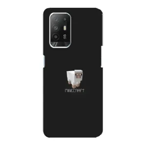 Чохол Майнкрафт на Oppo Reno 5z (AlphaPrint) Minecraft (Овечка Майнкрафт)
