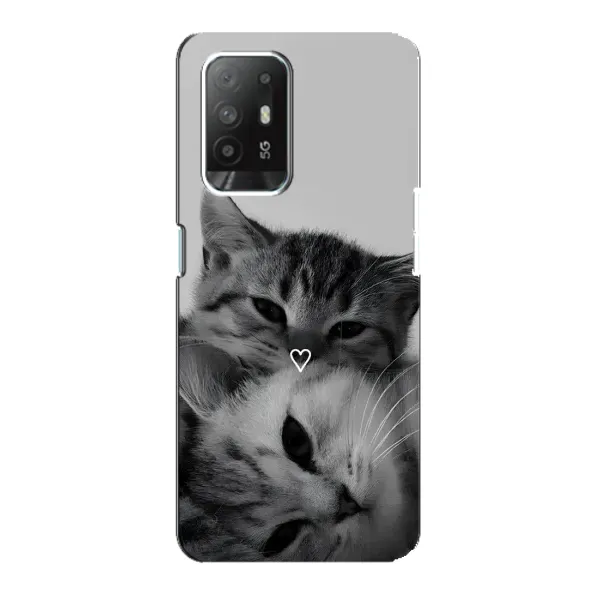 Чохол з принтом «Пара котів» для OPPO Reno 5z Чохол з принтом «Пара котів» для OPPO Reno 5z