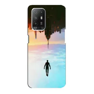 Чохол з людиною павуком для Oppo Reno 5z - (AlphaPrint) (Людина павук)