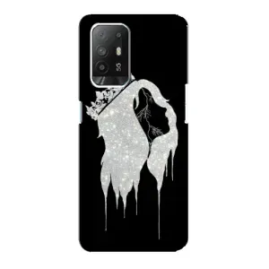 Чехол с Короной Оппо Рено 5з - (AlphaPrint) (Принцесса)