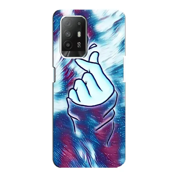 Чехол с принтом «Радужное сердце» для OPPO Reno 5z