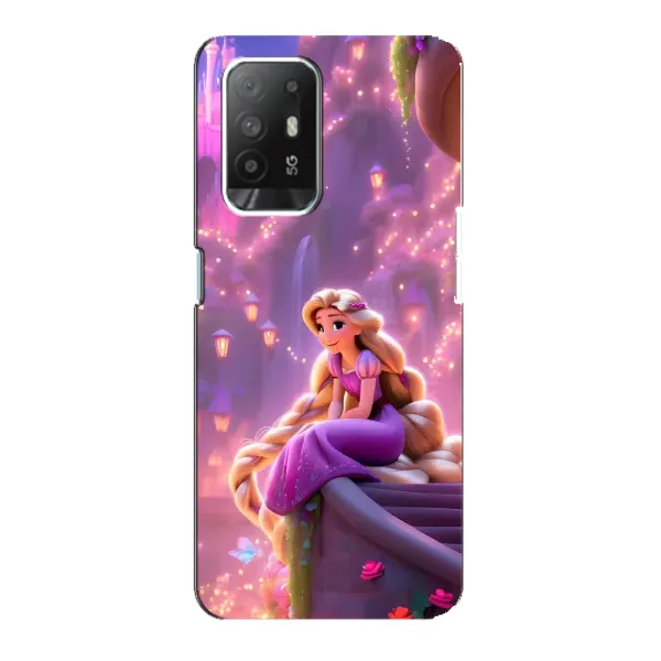 Чохол з принтом «Рапунцель у замку» для OPPO Reno 5z