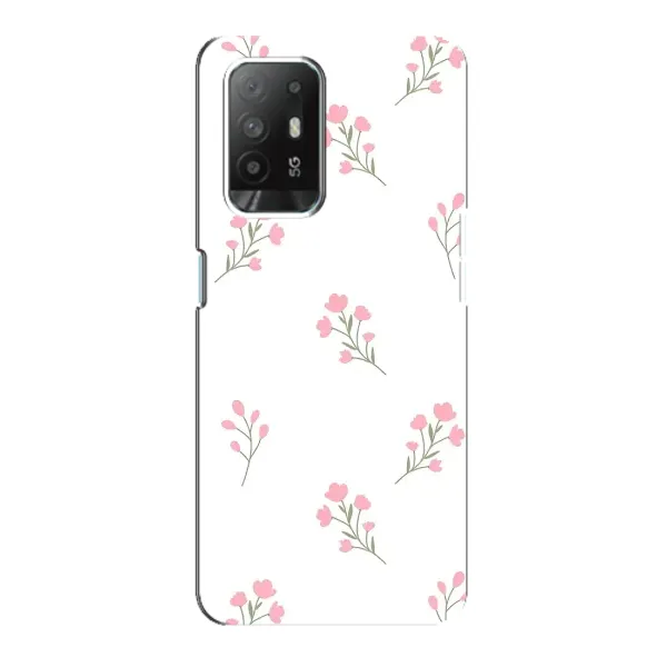 Чохол з принтом «Рожеві квіти» для OPPO Reno 5z Чохол з принтом «Рожеві квіти» для OPPO Reno 5z