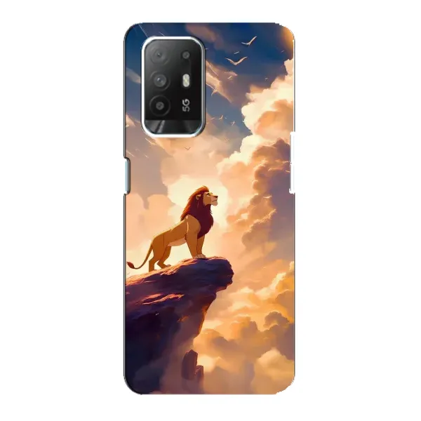 Чохол з принтом «Сімба на скелі» для OPPO Reno 5z
